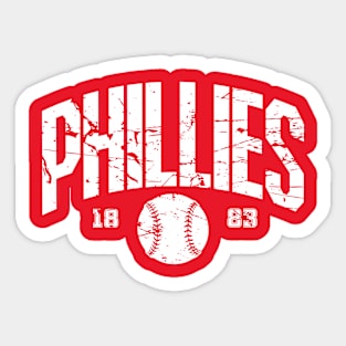 Baseball Phillies Sticker